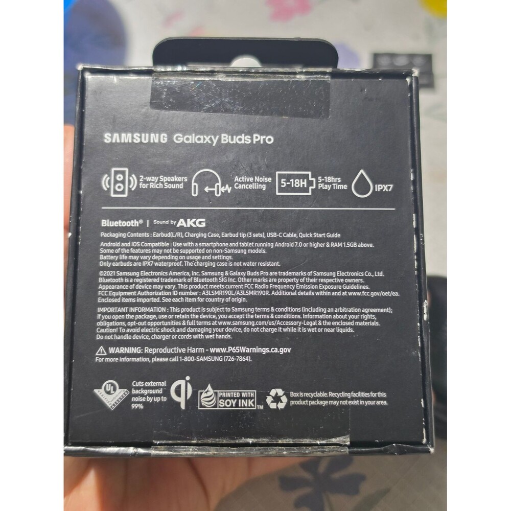 Samsung Galaxy Buds Pro - Phantom Black (SM-R101 / SM-R190) - Picture 2 of 7